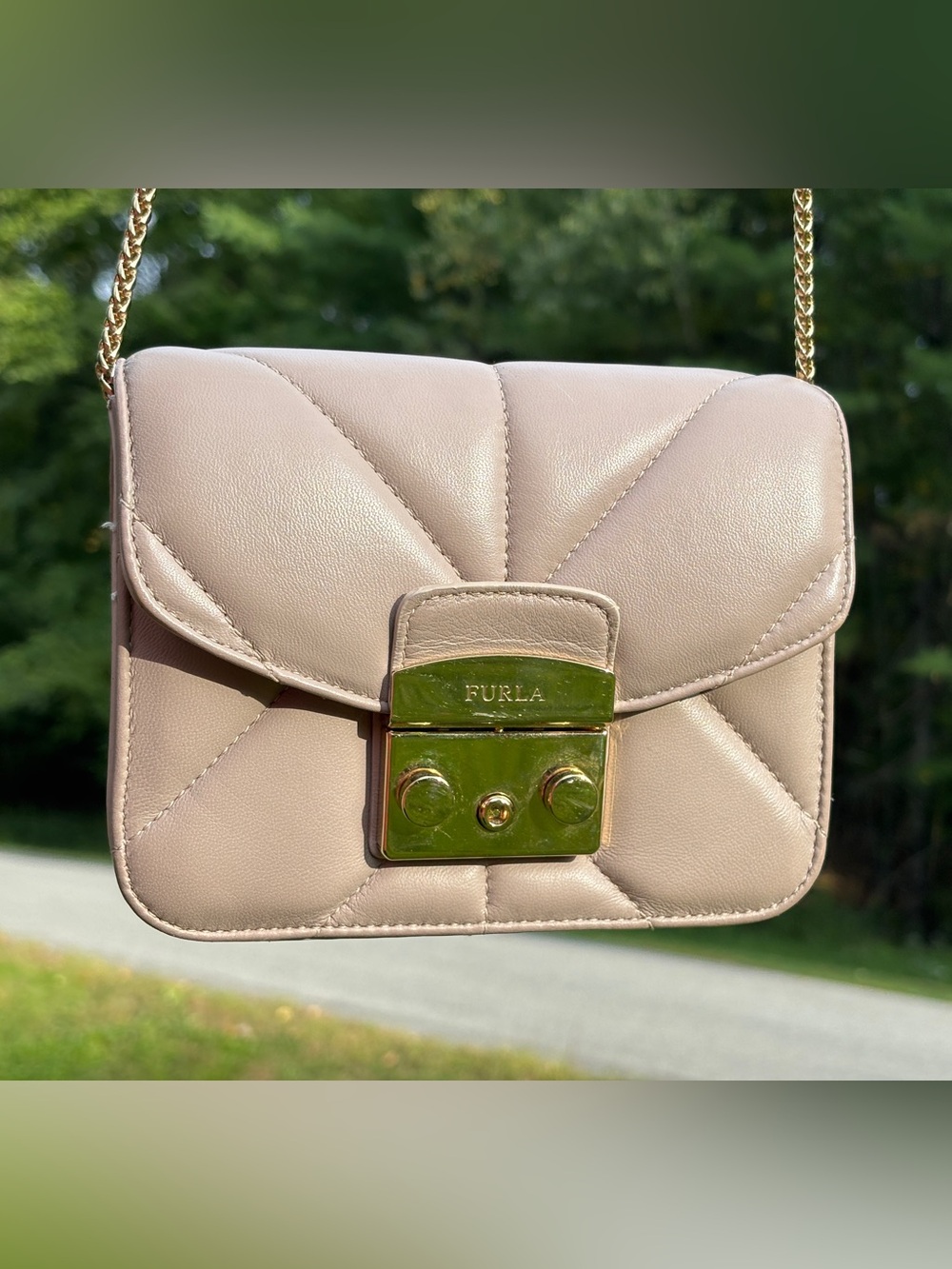 Furla Metropolis Quilted Crossbody Bag